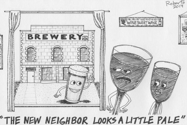 Editorial Cartoon: Borreo hosts the new brew in town